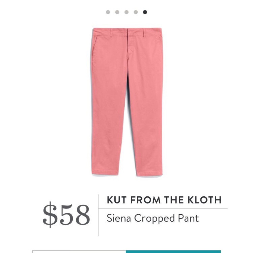 Kut from the Kloth Sienna Cropped Pant